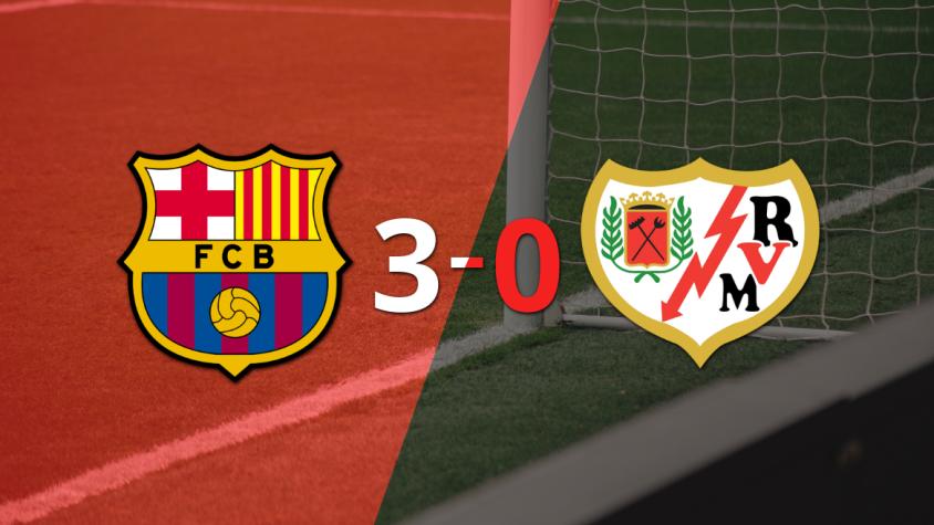 Rayo Vallecano cayó ante Barcelona con dos goles de Pedri