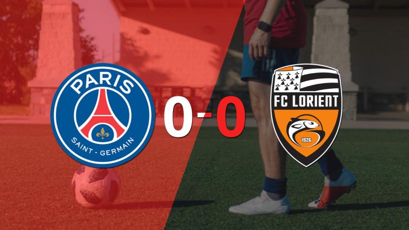 PSG y Lorient terminaron sin goles