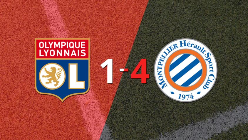 Montpellier goleó 4-1 a Olympique Lyon con doblete de Mousa Al Tamari
