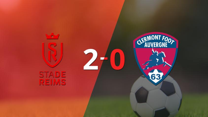 Victoria en casa de Stade de Reims ante Clermont Foot por 2-0