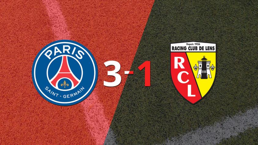 PSG superó a Lens con dos tantos de Kylian Mbappé