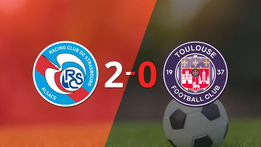 RC Strasbourg marcó dos veces en la victoria ante Toulouse en la Meinau RC Strasbourg marcó dos veces en la victoria ante Toulouse en la Meinau