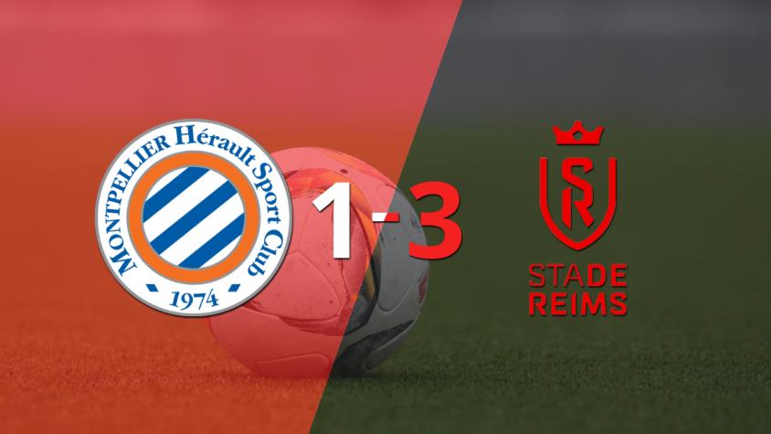 Teddy Teuma sentenció el triunfo de Stade de Reims ante Montpellier con doblete 