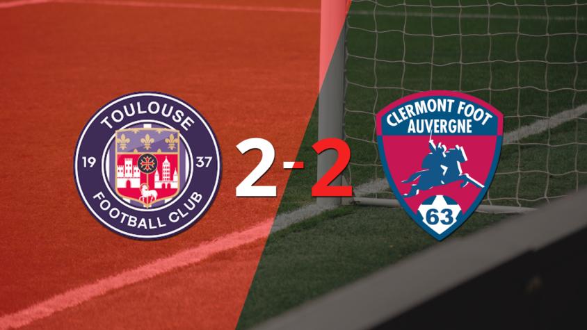 Vibrante 2-2 entre Toulouse y Clermont Foot Vibrante 2-2 entre Toulouse y Clermont Foot