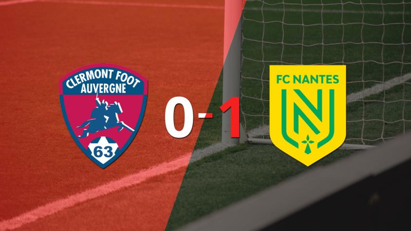 Nantes derrotó con lo justo a Clermont Foot en su casa