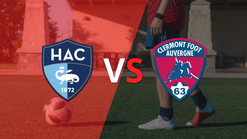 Le Havre AC arranca la etapa complementaria con ventaja frente a Clermont Foot