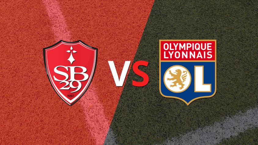 Stade Brestois quiere el liderato del torneo frente a Olympique Lyon