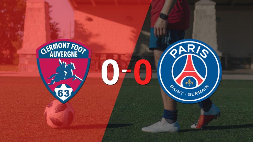 Clermont Foot y PSG terminaron sin goles