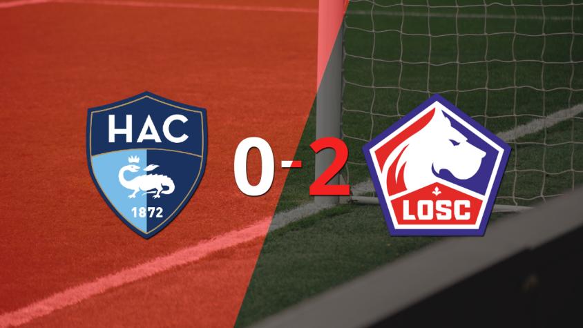 Lille, de visitante, derrotó 2-0 a Le Havre AC