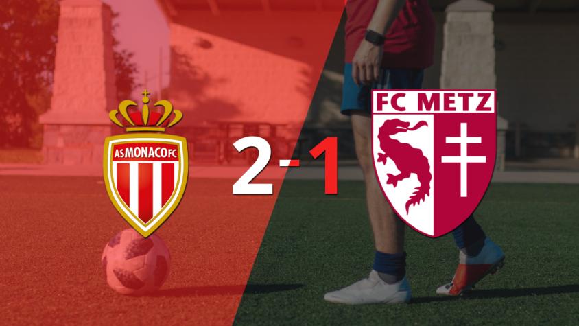 Con dos goles de Aleksandr Golovin, Mónaco venció a Metz