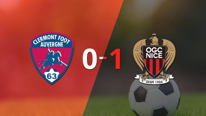 Clermont Foot cayó en casa frente a Nice 1-0
