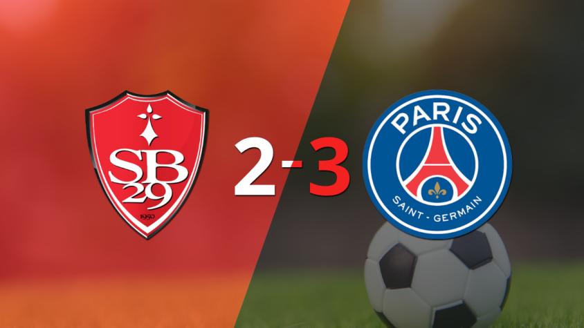 Con doblete de Kylian Mbappé, PSG derrotó a Stade Brestois