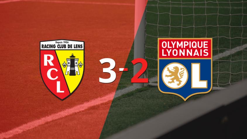 Olympique Lyon pierde 2-3 con Lens pese al doblete de Jake O Brien