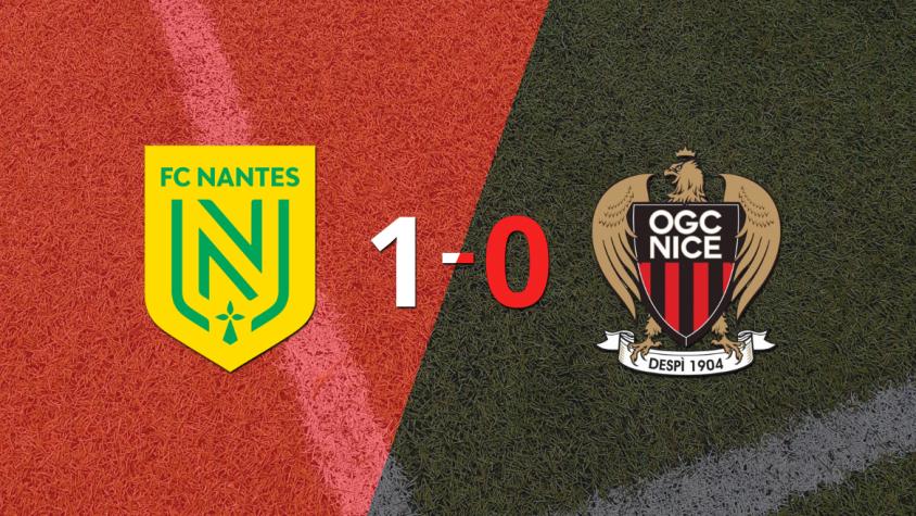 Nantes le ganó 1-0 como local a Nice