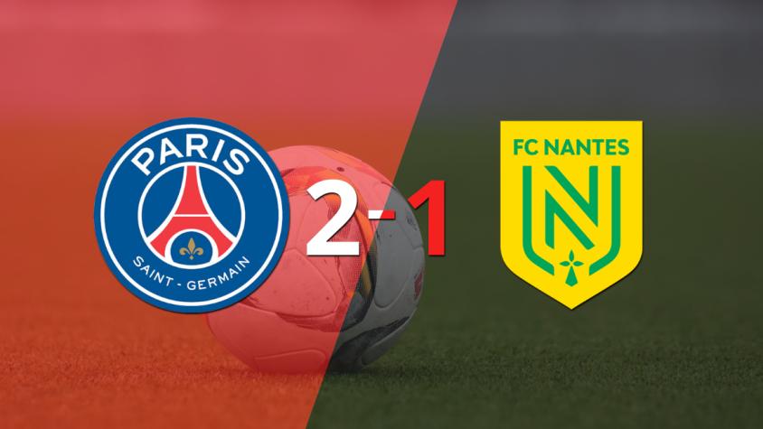 Nantes no pudo en su visita a PSG y perdió 2 a 1