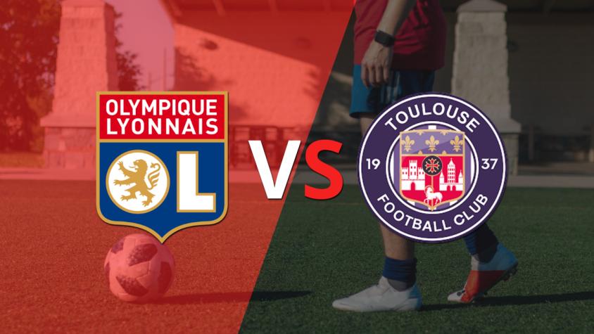 Victoria parcial deOlympique Lyon sobre Toulouse en el estadio Groupama Stadium