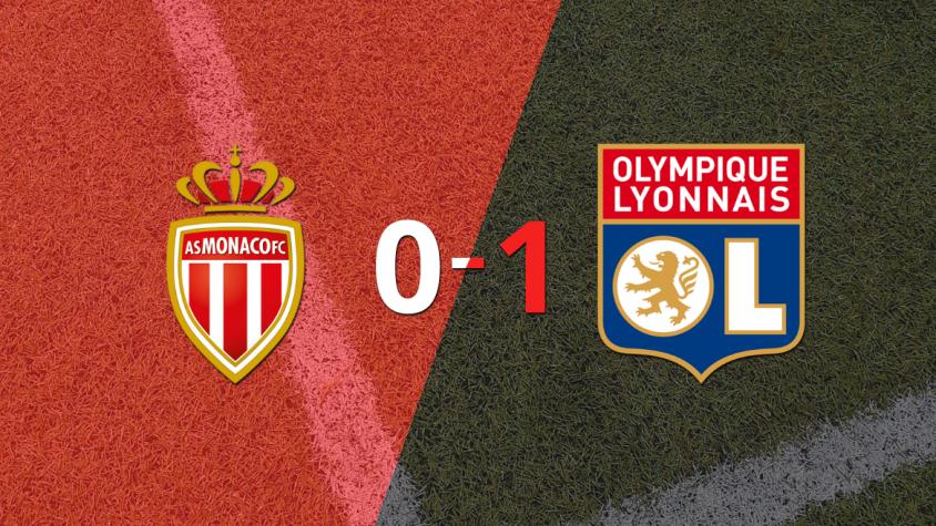 Olympique Lyon ganó por la mínima en su visita a Mónaco