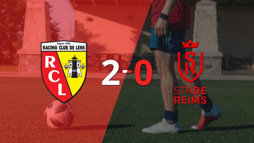 Con dos goles, Lens se impuso a Stade de Reims en el estadio Stade Bollaert-Delelis