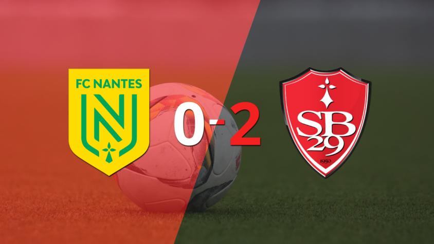 Stade Brestois venció por 2-0 a Nantes como visitante