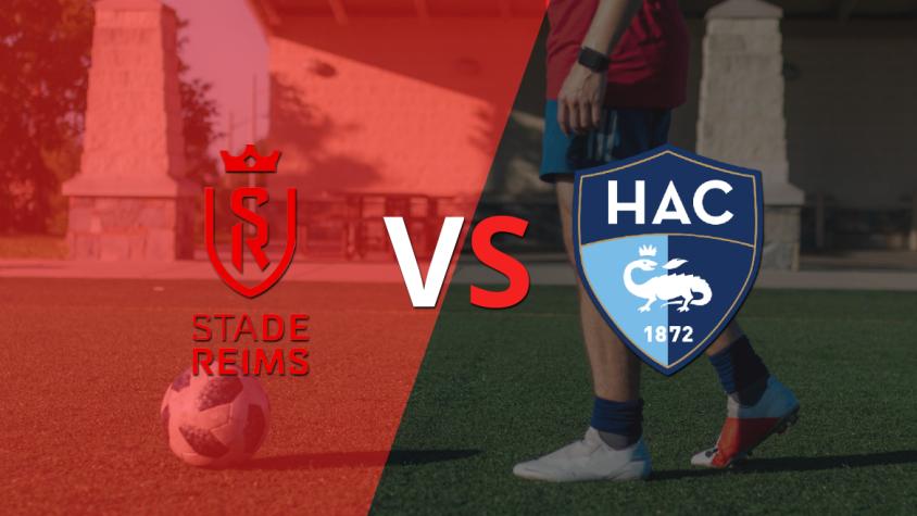 Stade de Reims arranca la etapa complementaria con ventaja frente a Le Havre AC