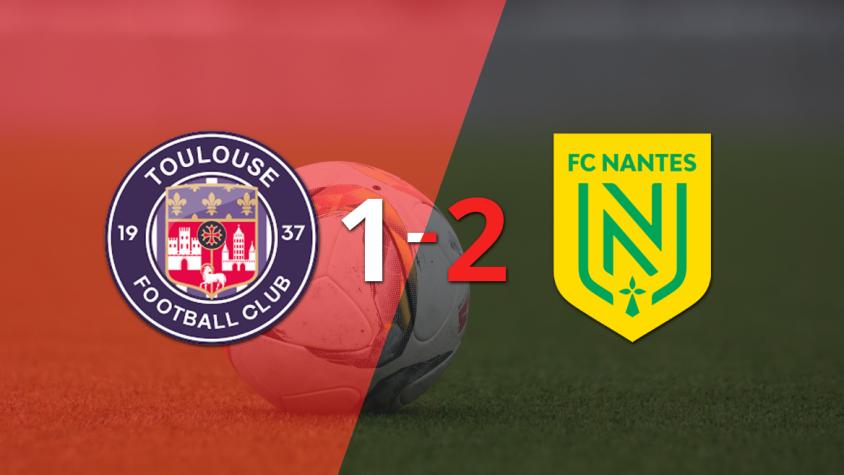Nantes gana de visitante 2-1 a Toulouse