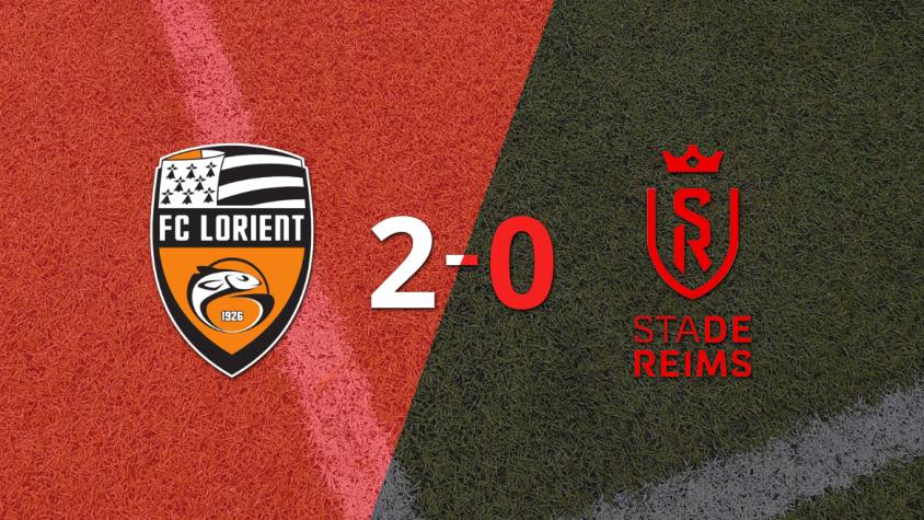 En su casa, Lorient derrotó por 2-0 a Stade de Reims