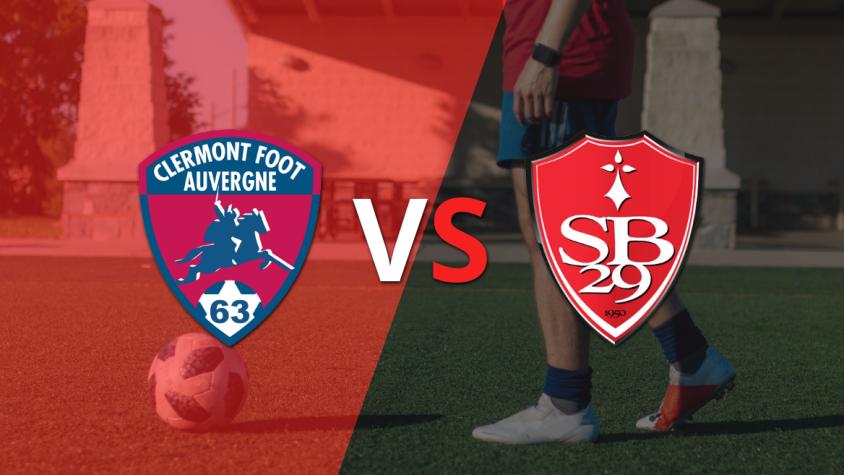 Clermont Foot igualó el juego ante Stade Brestois