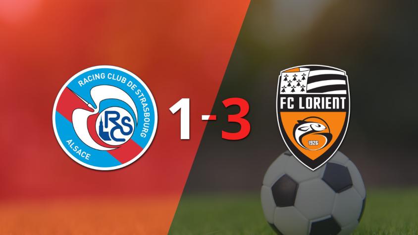 Con doblete de Mohamed Bamba, Lorient derrotó a RC Strasbourg