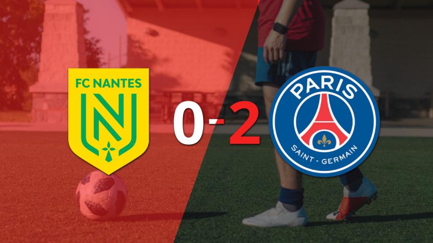 En casa, Nantes perdió 2-0 frente a PSG