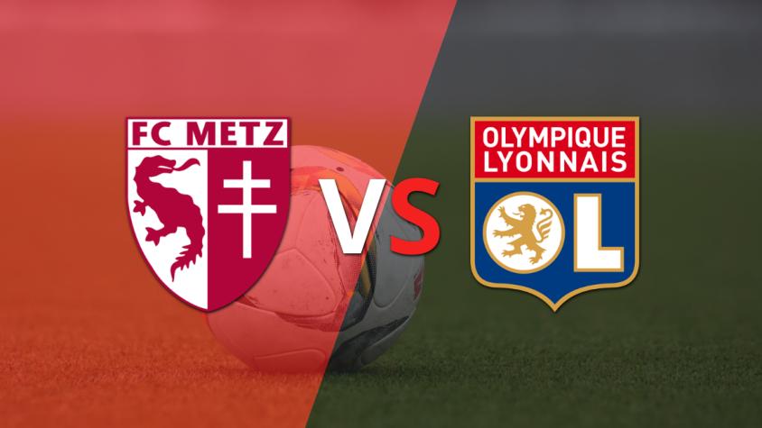 Con un marcador 2-1, Olympique Lyon vence a Metz