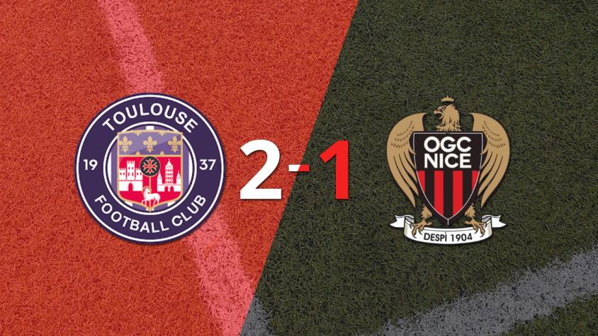 Nice sufre una derrota 2-1 contra Toulouse