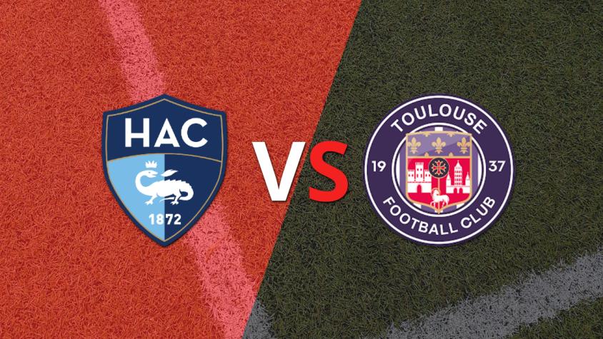 El partido se pone 1 a 0 a favor de Le Havre AC