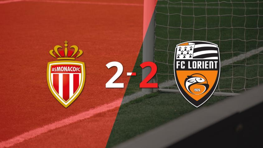 Vibrante 2-2 entre Mónaco y Lorient