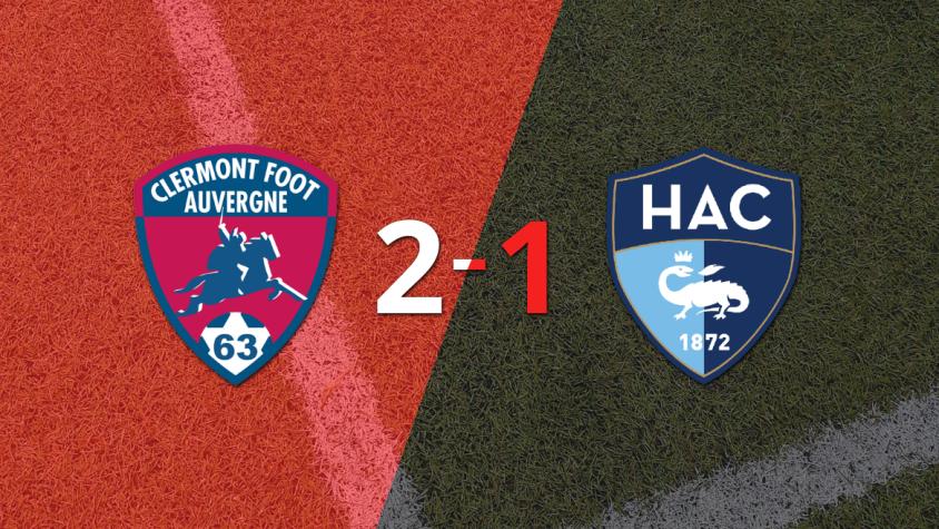Clermont Foot superó a Le Havre AC con dos tantos de Muhammed Cham
