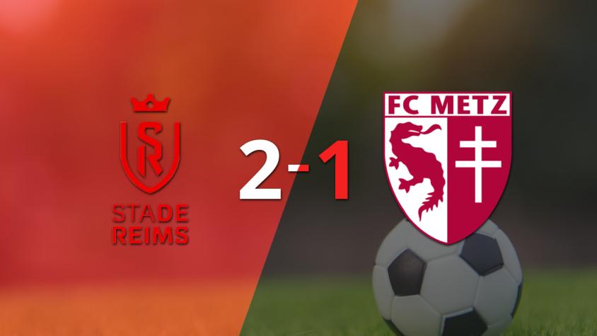 Con la mínima diferencia, Stade de Reims venció a Metz por 2 a 1