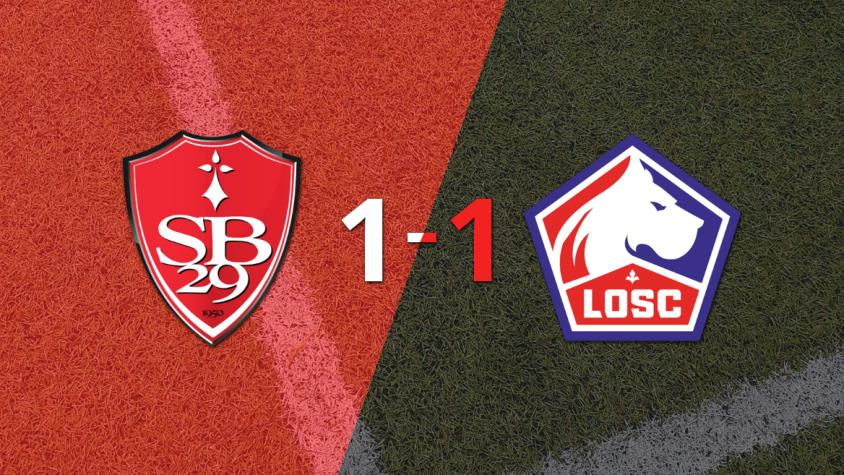 Stade Brestois y Lille empataron 1 a 1