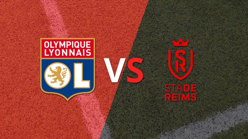Olympique Lyon y Stade de Reims igualan en el estadio Groupama Stadium