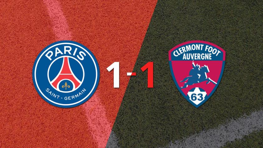 PSG y Clermont Foot empataron 1 a 1
