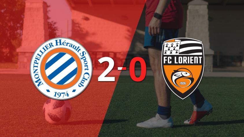 Con dos goles, Montpellier se impuso a Lorient en el estadio Stade de la Mosson