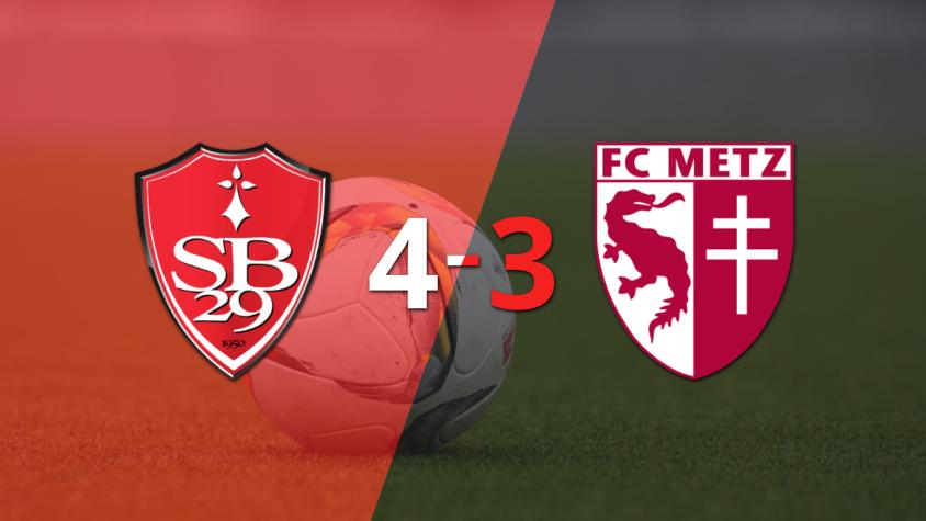Derrota de Metz ante Stade Brestois a pesar del doblete de Georges Mikautadze