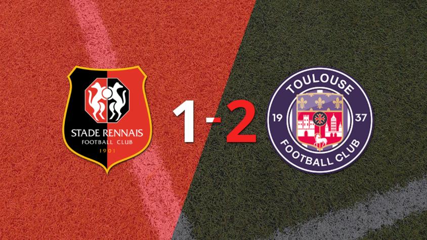 Toulouse le dio vuelta el partido a Stade Rennes con un 2-1