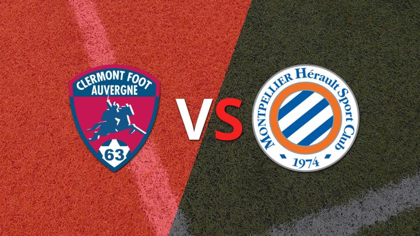 Clermont Foot  y Montpellier igualaron el marcador 
