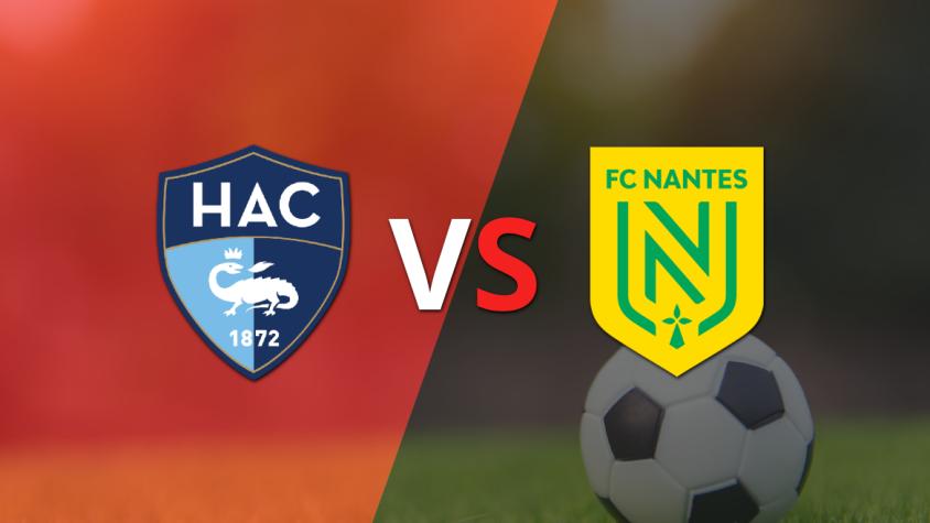 Le Havre AC y Nantes empatan sin goles en el inicio del segundo tiempo