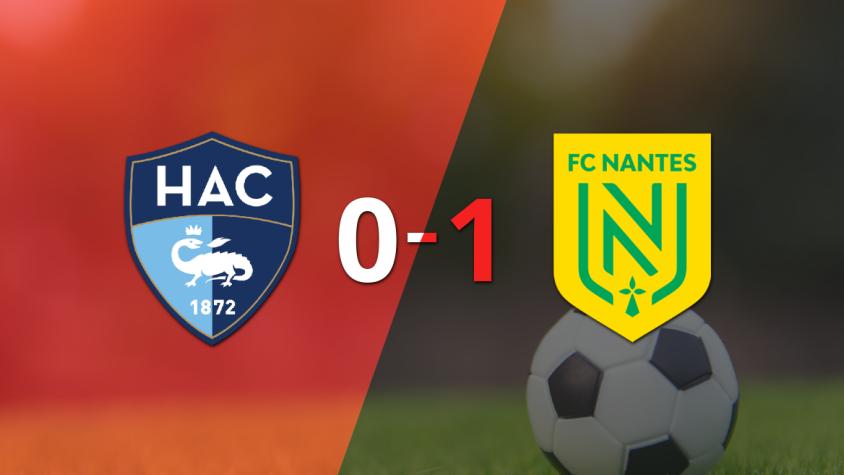 Nantes logró la victoria por 1 a 0 ante Le Havre AC