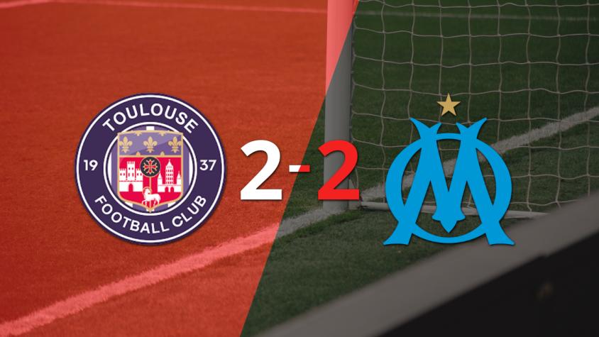 Empate a 2 entre Toulouse y Olympique de Marsella