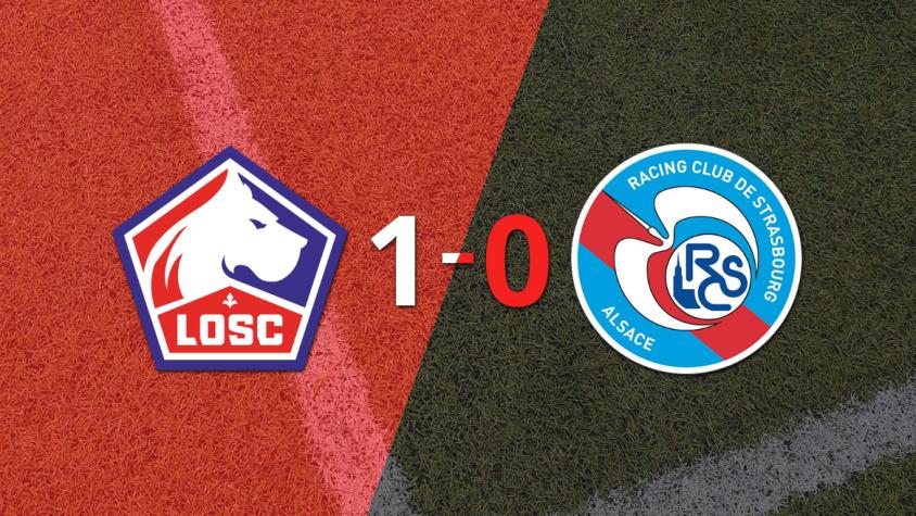 Lille le ganó 1-0 a RC Strasbourg
