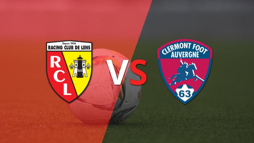 Lens busca mantener la ventaja ante Clermont Foot en la etapa complementaria