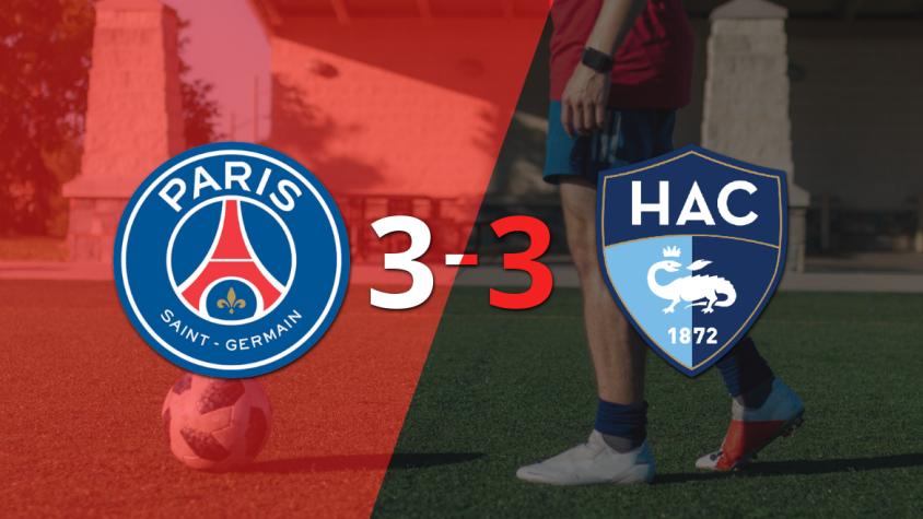 ¡Se mataron a goles! PSG y Le Havre AC protagonizaron un partidazo en el Parque de los Príncipes
