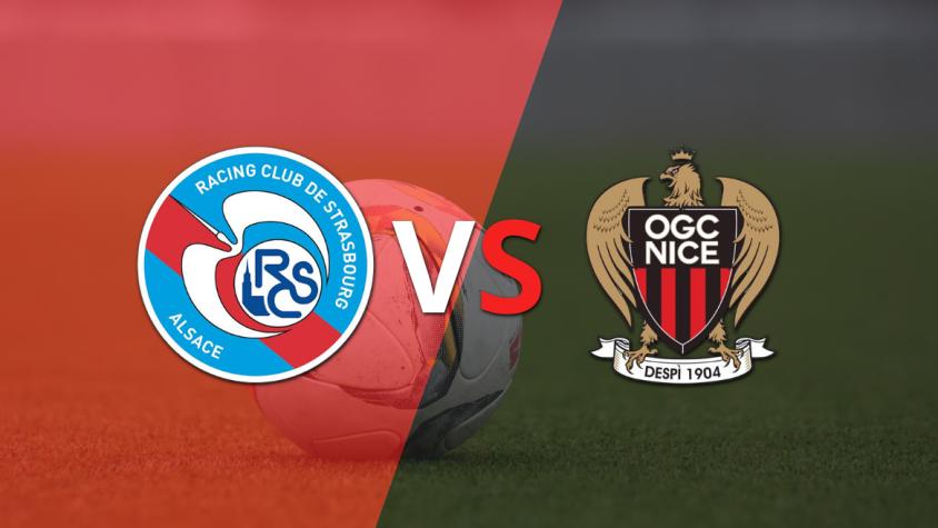 Arranca el partido entre RC Strasbourg vs Nice