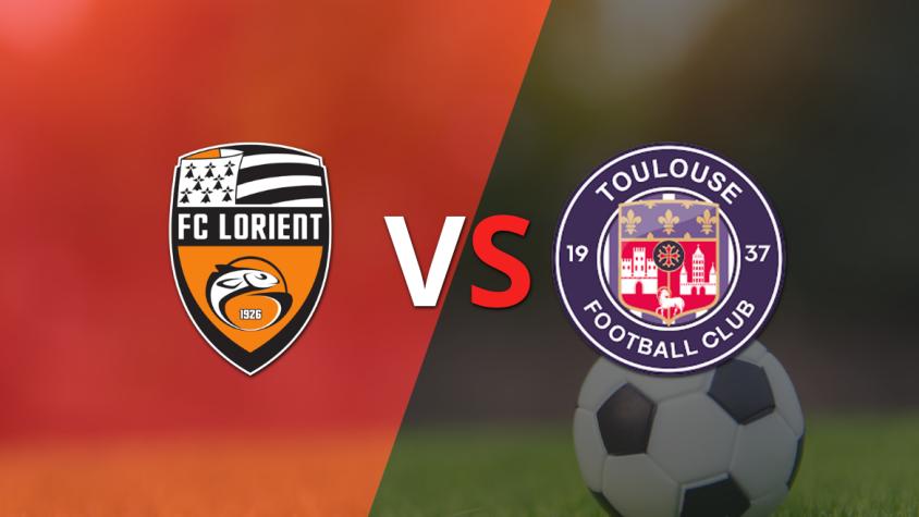 Lorient llega al complementario con una ventaja de 1-0